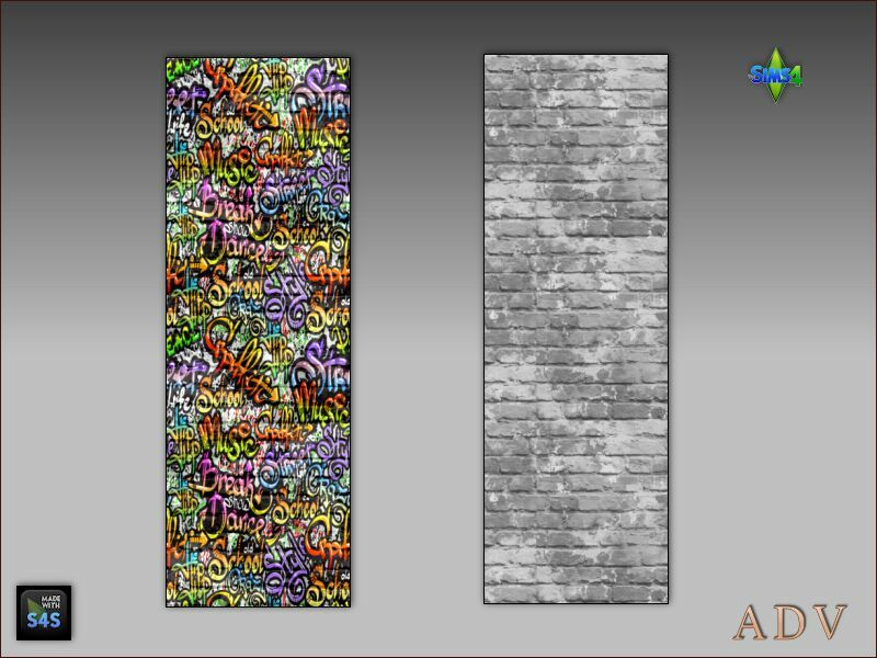 Teenroom Wallpapers 10 sims 4 cc teenroom wallpapers 3