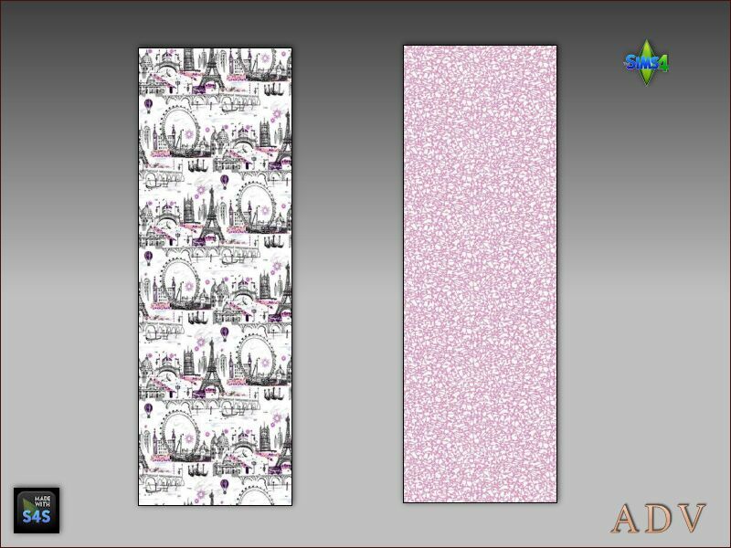 Teenroom Wallpapers 8 sims 4 cc teenroom wallpapers 5