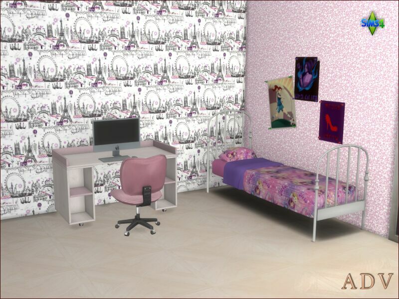 Teenroom Wallpapers 4 sims 4 cc teenroom wallpapers 9
