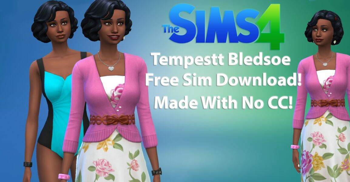 Tempestt Bledsoe Free Sims Download NO CC By VTK 1 Tempestt Bledsoe Free Sims Download NO CC By VTK Sims 4 CC