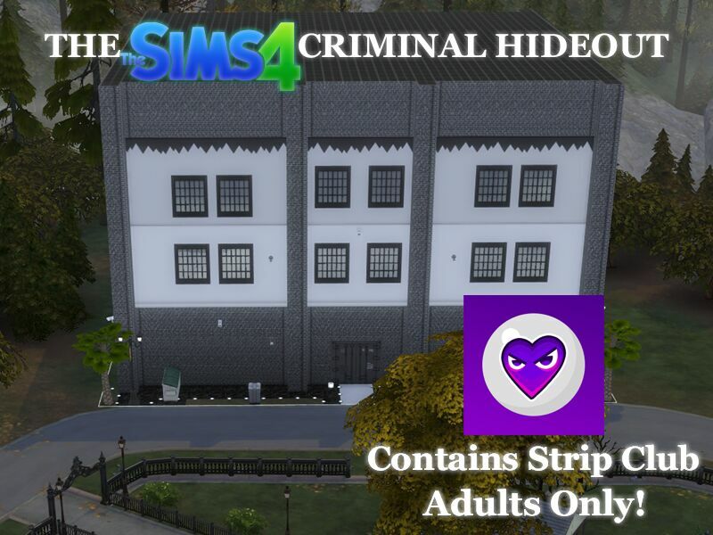 The Criminal Hideout By VTK 1 The Criminal Hideout By VTK Sims 4 CC