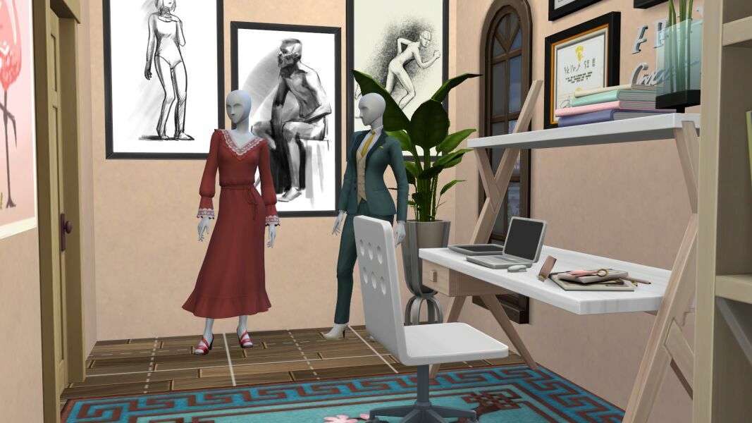 The House Of A Novice Stylist By Lily787 4 sims 4 cc the house of a novice stylist by lily787 7