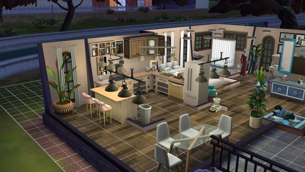 The House Of A Novice Stylist By Lily787 2 sims 4 cc the house of a novice stylist by lily787 9