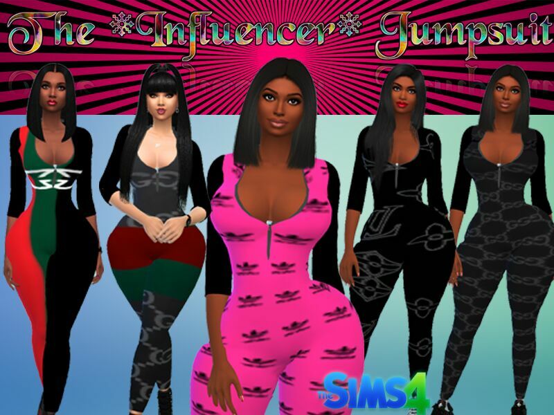 The Influencer Full Body Jumpsuit By VTK By VTK 1 The Influencer Full Body Jumpsuit By VTK By VTK Sims 4 CC
