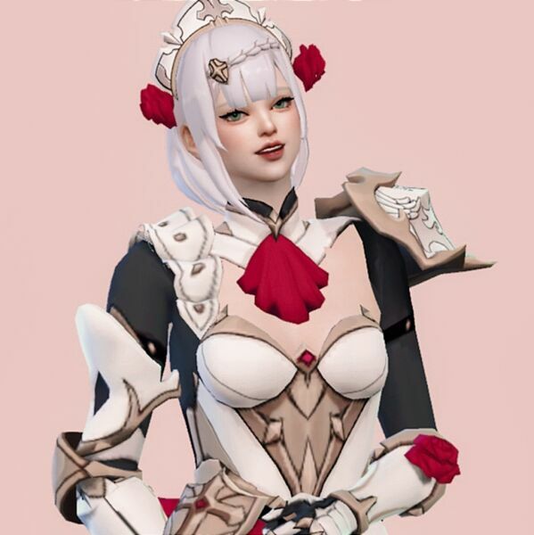 The |Noelle Genshin Impact By Hedennychen 4 sims 4 cc the noelle genshin impact by hedennychen 2