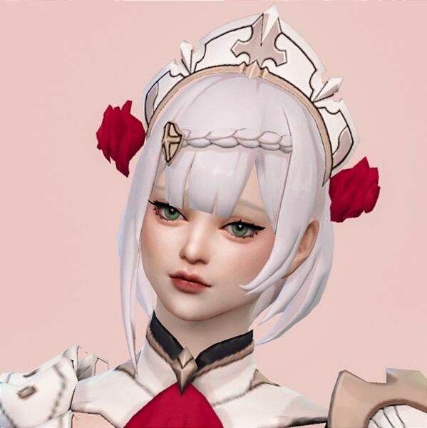 The |Noelle Genshin Impact By Hedennychen 2 sims 4 cc the noelle genshin impact by hedennychen 3