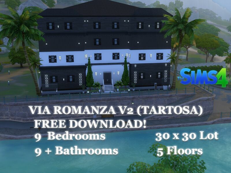 The VIA Romanza V2 Home In Tartosa By VTK 1 The VIA Romanza V2 Home In Tartosa By VTK Sims 4 CC