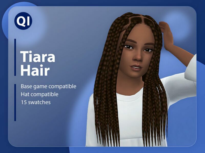 Tiara Hair By Qicc 1 Tiara Hair By Qicc Sims 4 CC