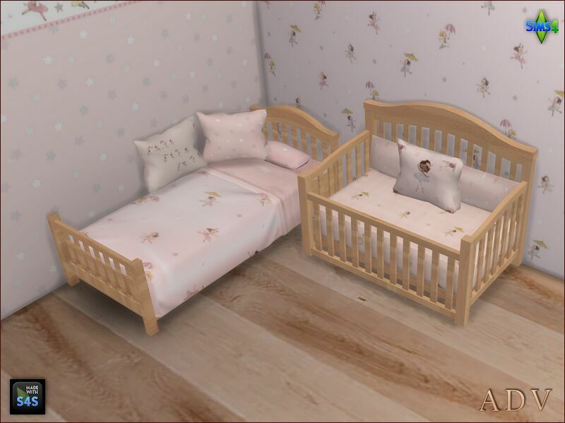 Toddler And Infant Beds With Pillows 3 sims 4 cc toddler and infant beds with pillows 8