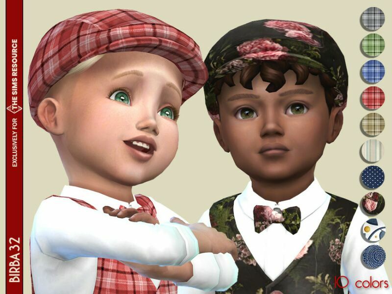 Toddler HAT – Coppola By Birba32 1 Toddler HAT – Coppola By Birba32 Sims 4 CC