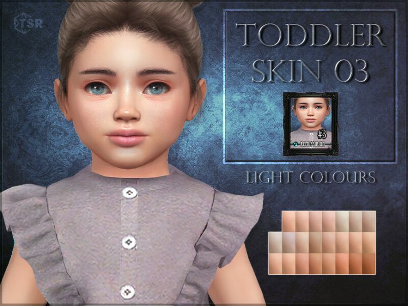 Toddler Skin 03 – Light Colours By Remussirion 1 Toddler Skin 03 – Light Colours By Remussirion Sims 4 CC