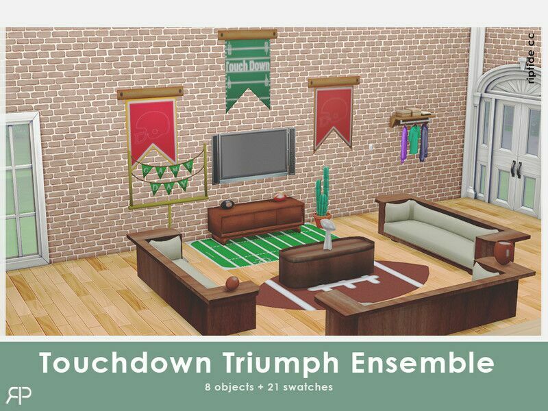 Touchdown Triumph Ensemble 1 Touchdown Triumph Ensemble Sims 4 CC