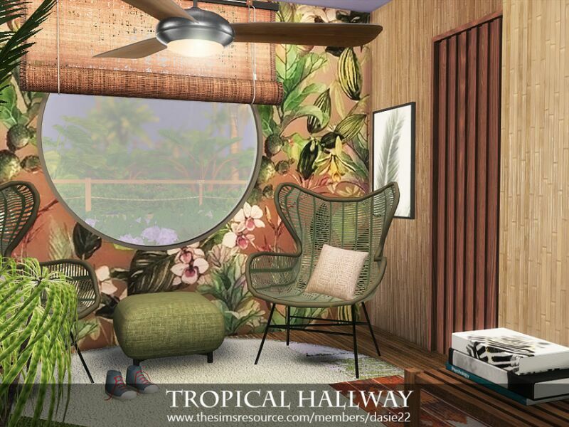 Tropical Hallway By Dasie2 5 sims 4 cc tropical hallway by dasie2 2