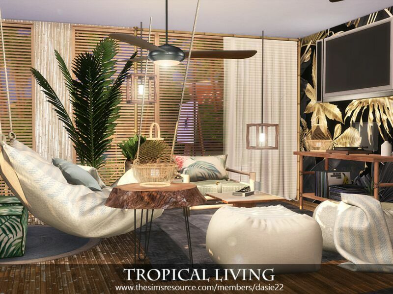 Tropical Living By Dasie2 1 Tropical Living By Dasie2 Sims 4 CC
