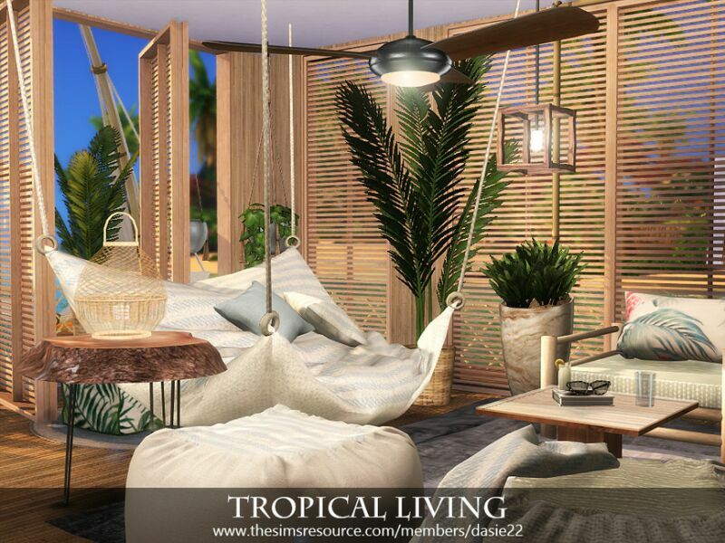 Tropical Living By Dasie2 5 sims 4 cc tropical living by dasie2 2