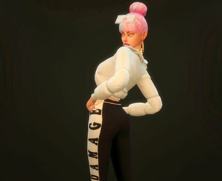 Truedamage Qiyana By Monosims 4 sims 4 cc truedamage qiyana by monosims 3