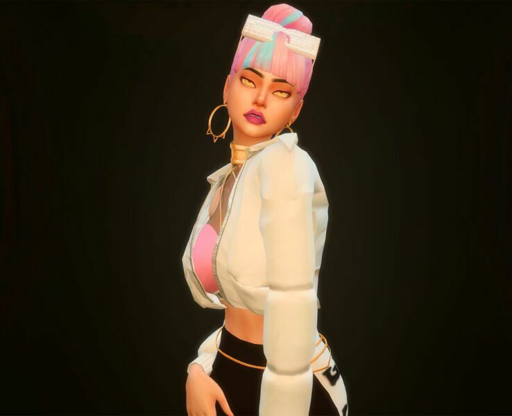 Truedamage Qiyana By Monosims 2 sims 4 cc truedamage qiyana by monosims 4