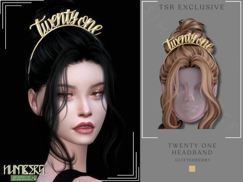Twenty ONE Headband 1 Twenty ONE Headband Sims 4 CC