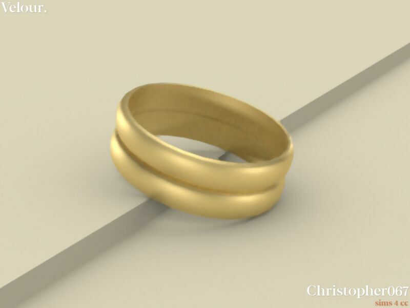 Velour Bracelet By Christopher067 2 sims 4 cc velour bracelet by christopher067 3