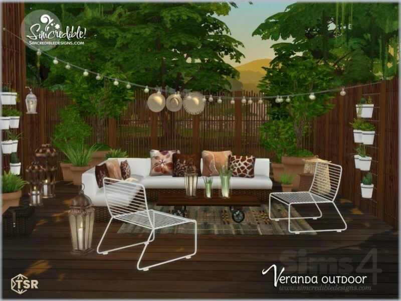 Veranda Extras By Simcredible! 3 sims 4 cc veranda extras by simcredible 5