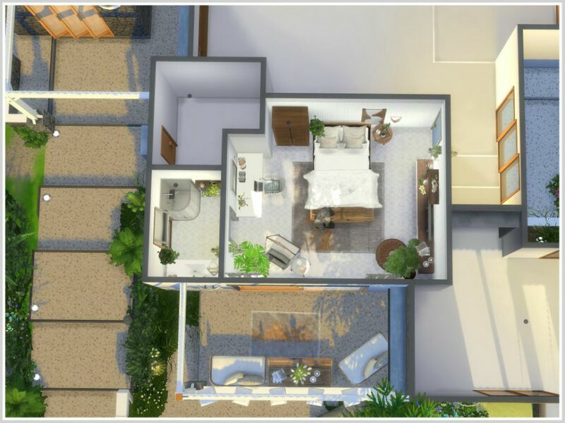 Villa D’Alt Guest Room En-Suite By Philo 2 sims 4 cc villa dalt guest room en suite by philo 6