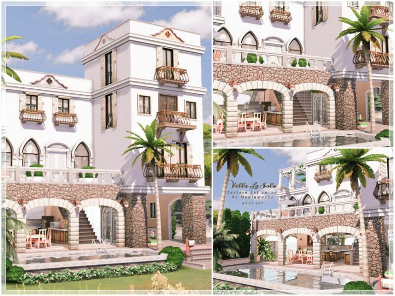 Villa LA Isla Tartosa NO CC By Moniamay72 6 sims 4 cc villa la isla tartosa no cc by moniamay72 3