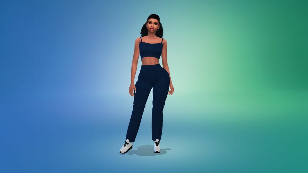 VTK AF The Casual Comfy TOP & High-Waisted Jeans HQ Outfit By VTK 3 sims 4 cc vtk af the casual comfy top high waisted jeans hq outfit by vtk 10