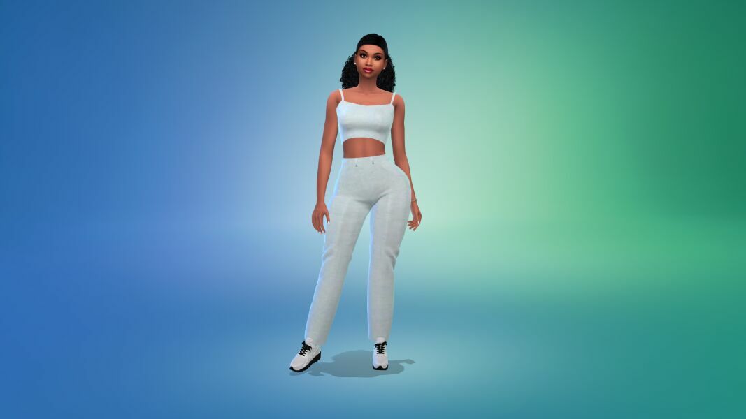 VTK AF The Casual Comfy TOP & High-Waisted Jeans HQ Outfit By VTK 2 sims 4 cc vtk af the casual comfy top high waisted jeans hq outfit by vtk 11
