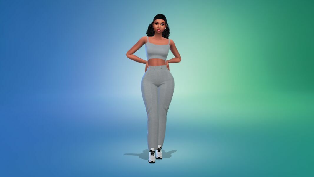 VTK AF The Casual Comfy TOP & High-Waisted Jeans HQ Outfit By VTK 7 sims 4 cc vtk af the casual comfy top high waisted jeans hq outfit by vtk 6