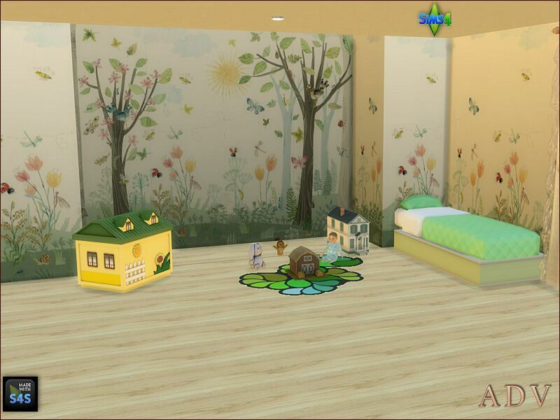 Wallpapers For Girl Room 2 sims 4 cc wallpapers for girl room 11