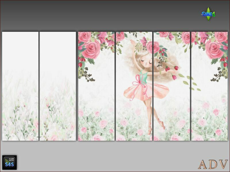Wallpapers For Girl Room 11 sims 4 cc wallpapers for girl room 2