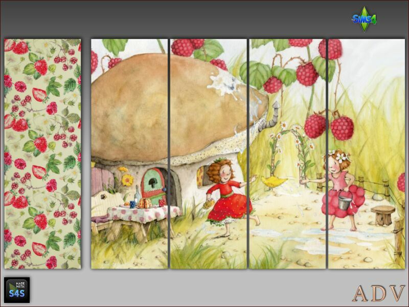 Wallpapers For Girl Room 10 sims 4 cc wallpapers for girl room 3