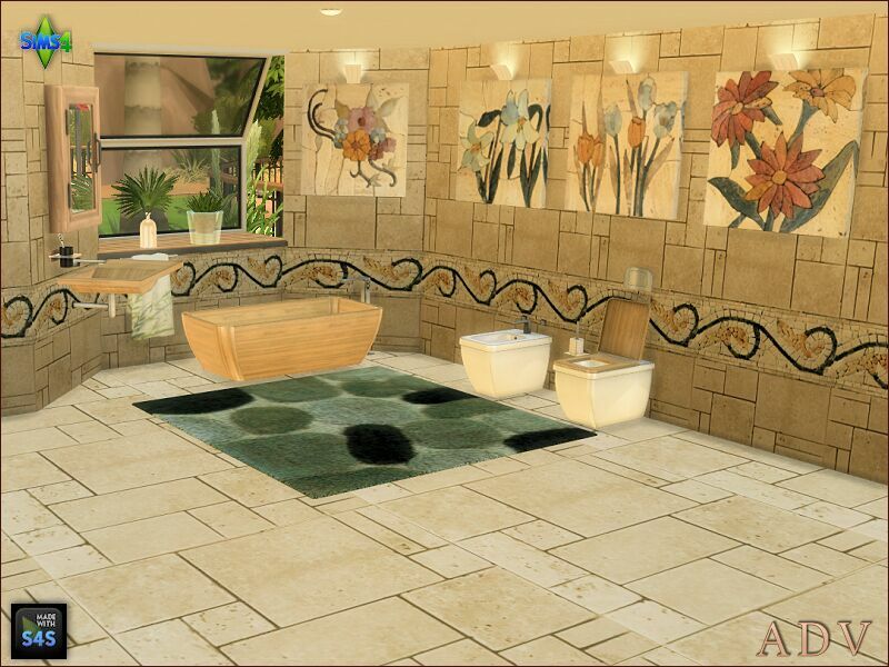 Walls And Floors With Paintings 5 sims 4 cc walls and floors with paintings 8