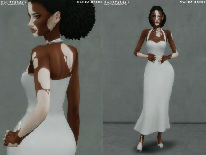 Wanda Dress 1 Wanda Dress Sims 4 CC