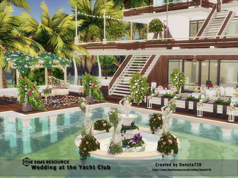 Wedding At The Yacht Club/No CC By Danuta720 7 sims 4 cc wedding at the yacht club no cc by danuta720 2