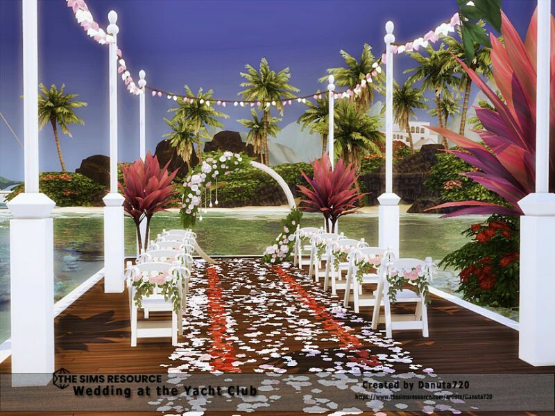Wedding At The Yacht Club/No CC By Danuta720 5 sims 4 cc wedding at the yacht club no cc by danuta720 4