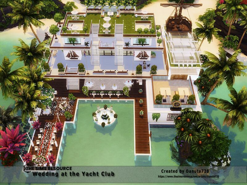 Wedding At The Yacht Club/No CC By Danuta720 2 sims 4 cc wedding at the yacht club no cc by danuta720 7