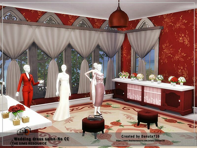 Wedding Dress Salon-No CC By Danuta720 4 sims 4 cc wedding dress salon no cc by danuta720 5