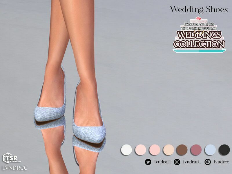 Wedding Shoes 1 Wedding Shoes Sims 4 CC