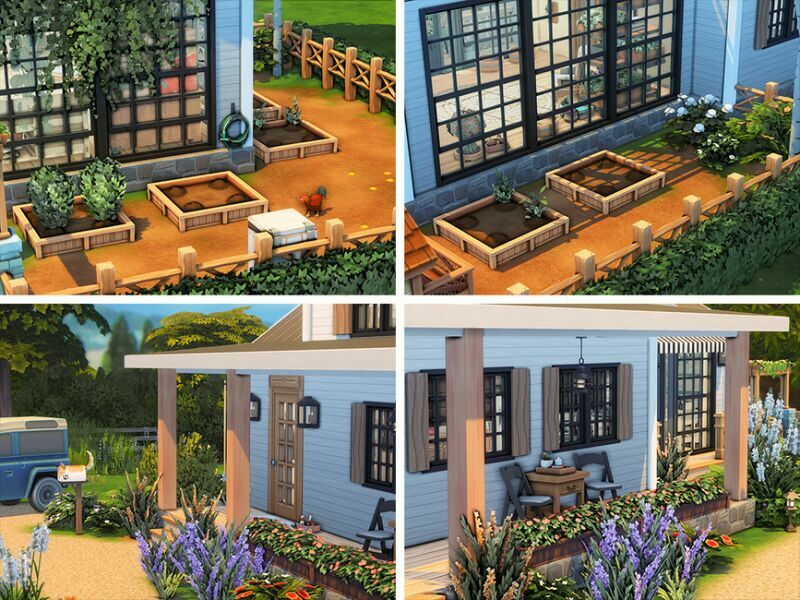 Whitehill Farmhouse (NO CC) By Xogerardine 5 sims 4 cc whitehill farmhouse no cc by xogerardine 4