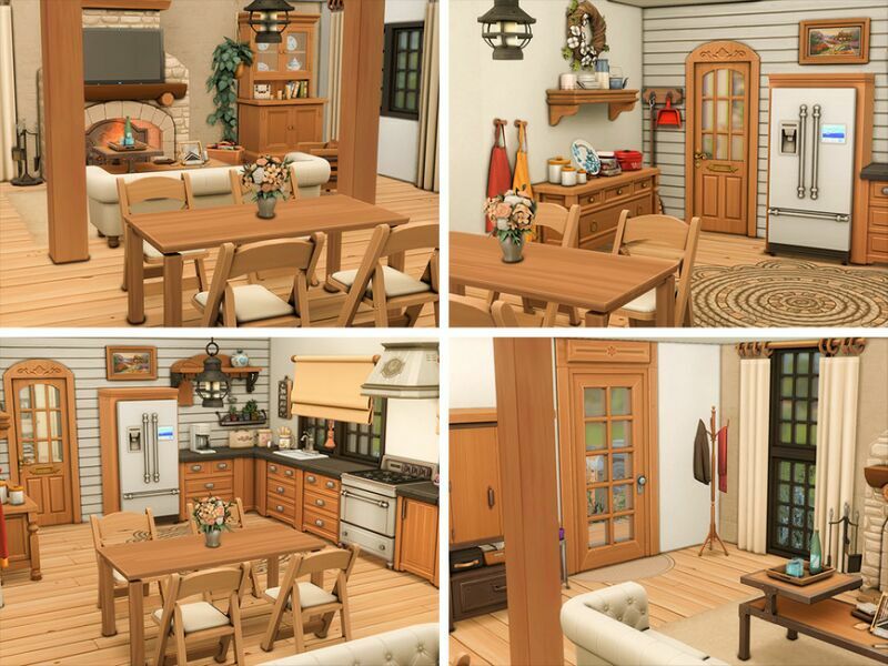 Whitehill Farmhouse (NO CC) By Xogerardine 4 sims 4 cc whitehill farmhouse no cc by xogerardine 5
