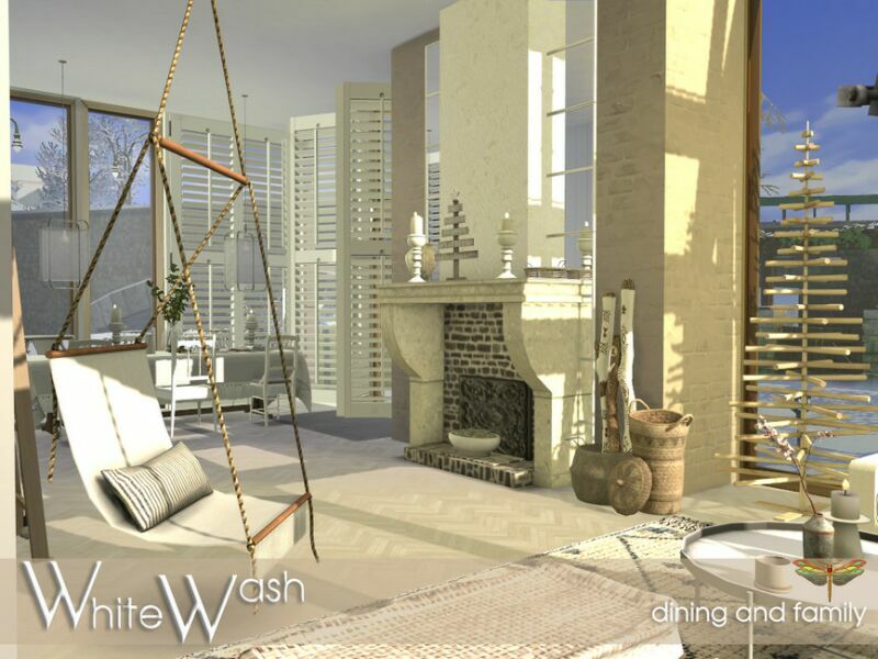 Whitewash Dining And Family By Fredbrenny 1 Whitewash Dining And Family By Fredbrenny Sims 4 CC