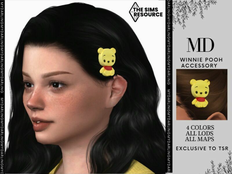 Winnie Pooh Accessory Hair Child By Mydarling20 1 Winnie Pooh Accessory Hair Child By Mydarling20 Sims 4 CC
