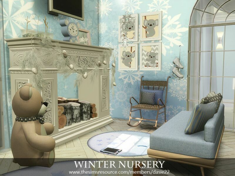 Winter Nursery By Dasie2 4 sims 4 cc winter nursery by dasie2 2
