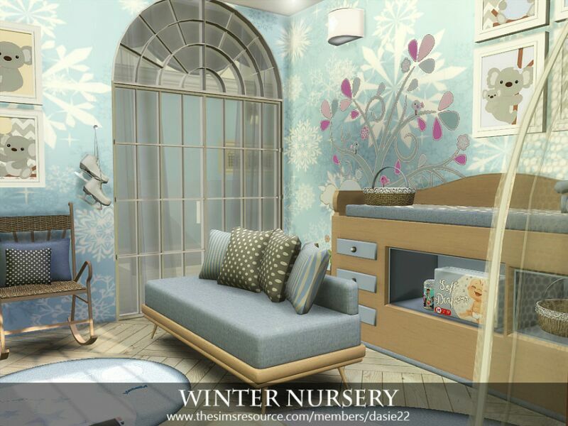 Winter Nursery By Dasie2 2 sims 4 cc winter nursery by dasie2 4