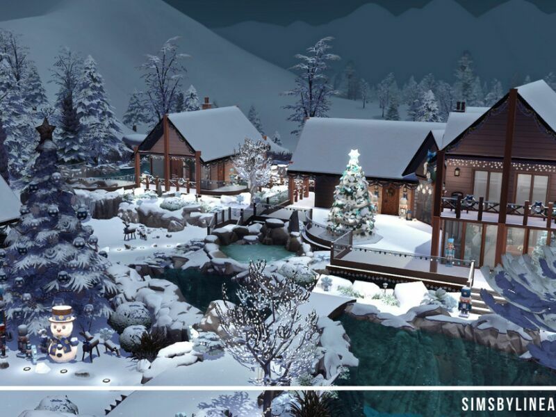 Winter Wonderland Mansion By Simsbylinea 6 sims 4 cc winter wonderland mansion by simsbylinea 2