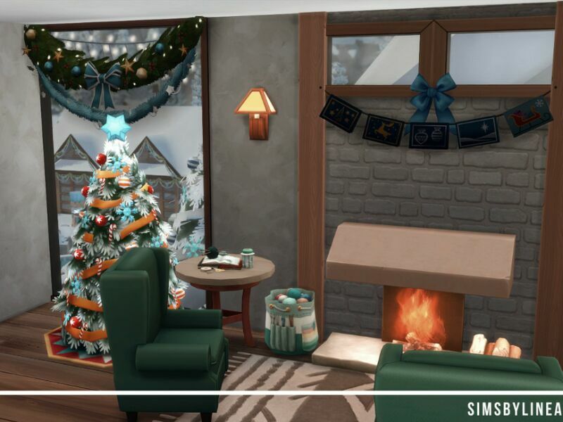 Winter Wonderland Mansion By Simsbylinea 3 sims 4 cc winter wonderland mansion by simsbylinea 6