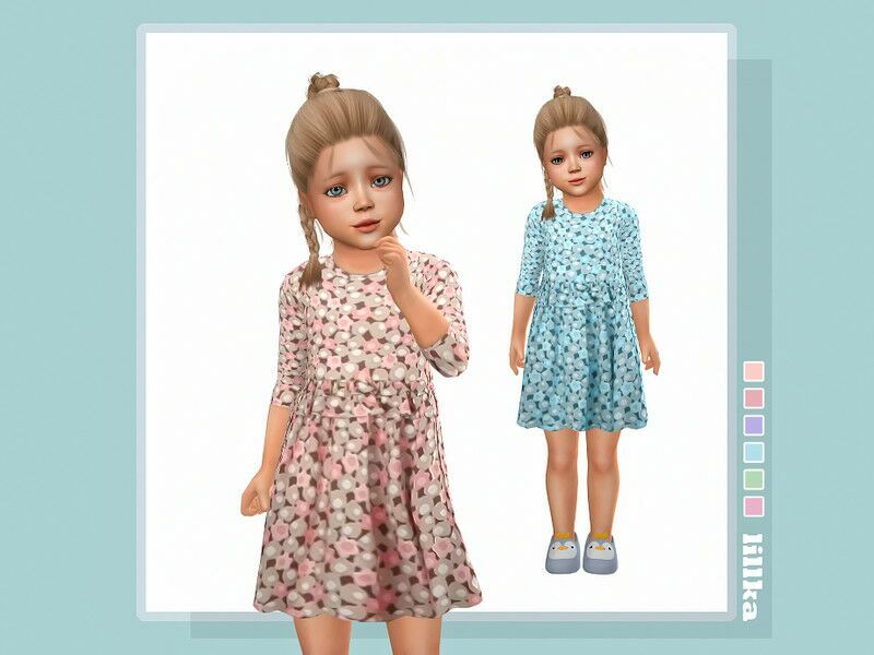 Wiola Dress 1 Wiola Dress Sims 4 CC