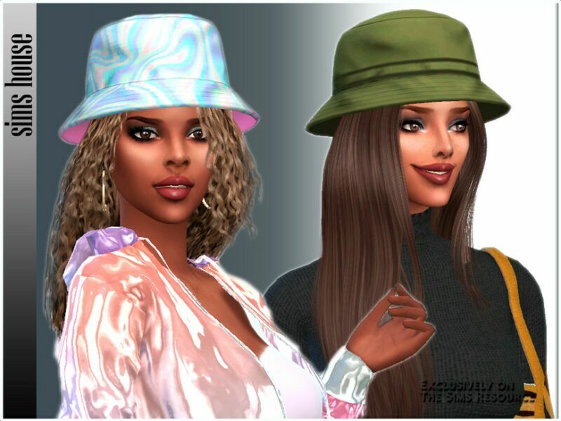 Women’S Bucket HAT 1 Women’S Bucket HAT Sims 4 CC