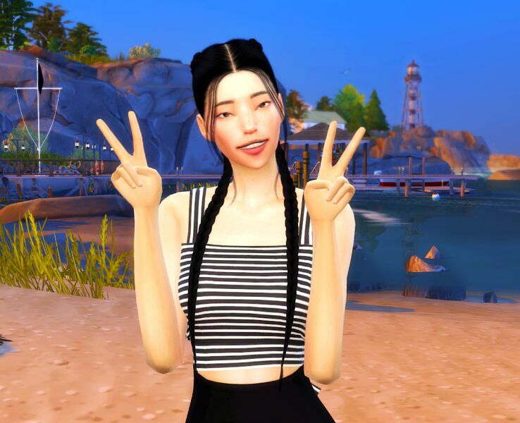 Yeji Itzy By Monosims 3 sims 4 cc yeji itzy by monosims 2